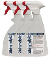 Imagen de Jati-Schimmelpilzentferner Kombiangebot Drei Sprühflaschen für  ca. 15 qm ( 3 x 500ml-Flasche) für ca. 12-16 qm (Grundpreis € 33,20 / Liter)